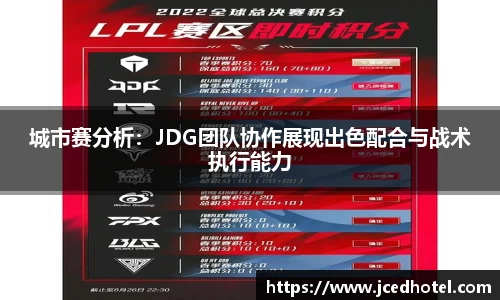 城市赛分析：JDG团队协作展现出色配合与战术执行能力